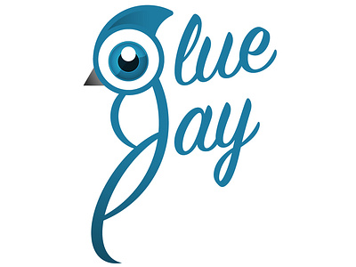 Blue Jay design logo vector