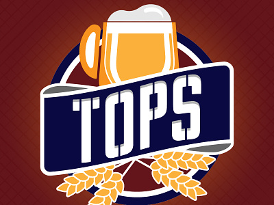 Tops Beer Logo logo