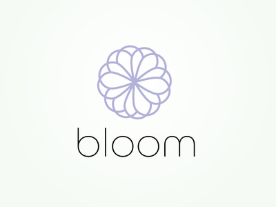 Bloom Logo graphic logo