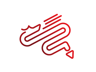 Dragon Logo Concept graphic design logo