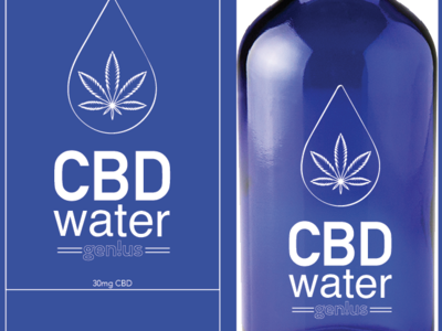 CBD Water packaging Design branding branding design design graphic design print design product branding