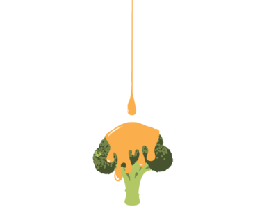 broccoli and cheese design graphic design illustration