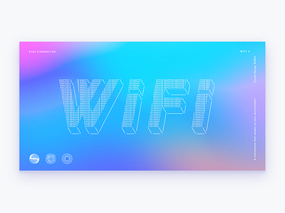 Brand and typography exploration brand design energy icon typography wifi wigrum