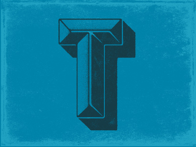 Letter T 30doc typography