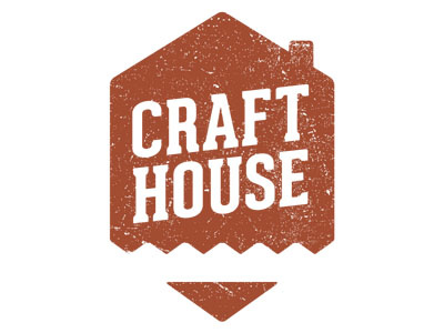 Craft House badge craft house icon logo texture typography