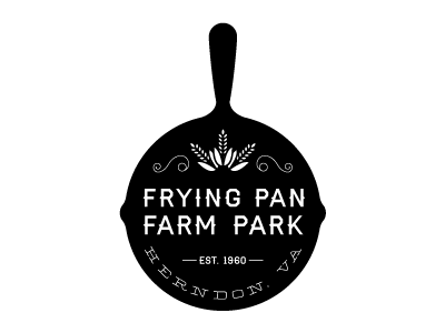 Frying Pan Park corn farm icon logo pan park