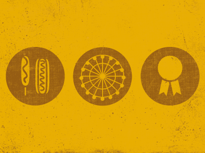 State Fair icons state fair icons ribbon ferris wheel hot dog corn dog