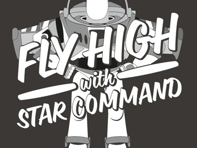 Buzz buzz lightyear illustration typography fly action figure toy story threadless