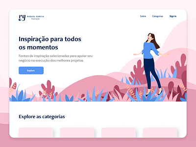 Inspiration Landing page