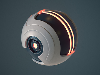 Sci-Fi Ball octane octanerender
