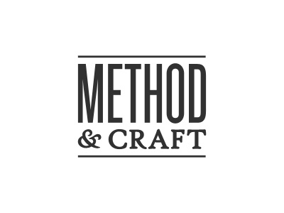 Method & Craft Logo - R2 ampersand hightower knockout logo