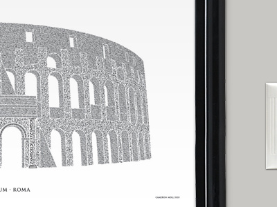 Colosseo beige black colosseo frame