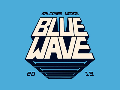 Blue Wave logo procreate swim team t shirt