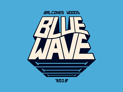 Moar Wave! branding procreate swim team