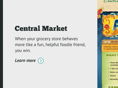 Central Market arrow chunk five gray icon pt sans screenshot