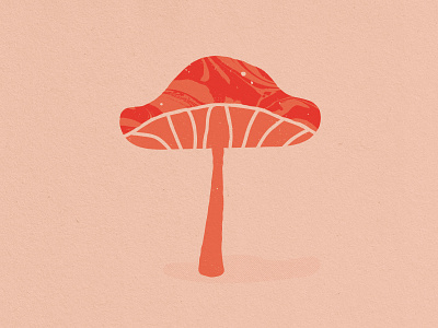 a fun guy cute hand drawn illustration illustrator mushroom