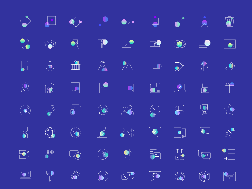 19 icon practise by jeane_zhou on Dribbble