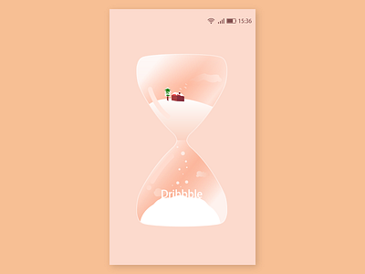 Hourglass—— launchimage icon illustration ios ui vector web 苹果手机 设计