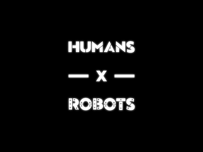 Humans x Robots Animated Logo after effects humansxrobots logo motion graph