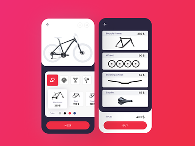 IOS Bicycle BUY android app app design apple bicycle bicycle app design figma ios ios app ios7 ios8 logo ui ui ux ux web website