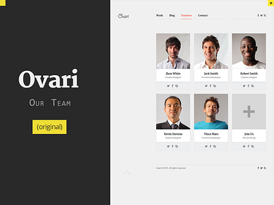 Ovari - Our Team Page