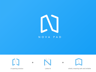 NovaPad - logo design