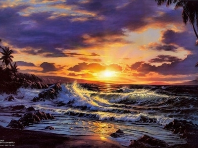 Tranh biển cả đẹp tranh biển cả tranh phong cảnh tranh sơn dầu phong cảnh