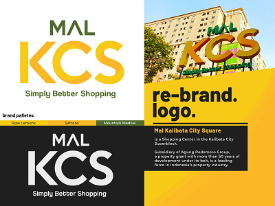 Re-brand Logo (MAL KCS) branding guideline logo design logos property rebrand rebranding retail