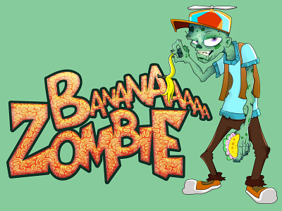 Zombie Boy design illustration