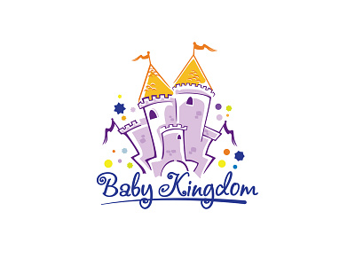 Babykingdom Logo design logo vector