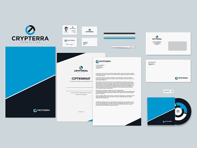 Cripterra Corporate Identity brand design identity logo vector