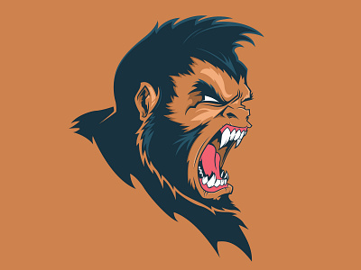 Gorilla_Logo animal design label logo sport vector