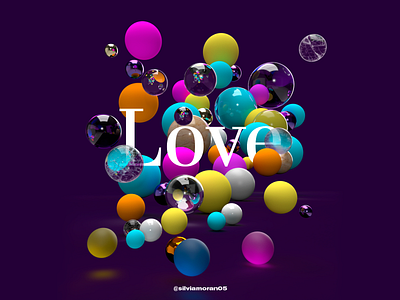 More love, less violence 3d 3d art 3d artist design digitalart dimension letter letters type type design typography vector visual art