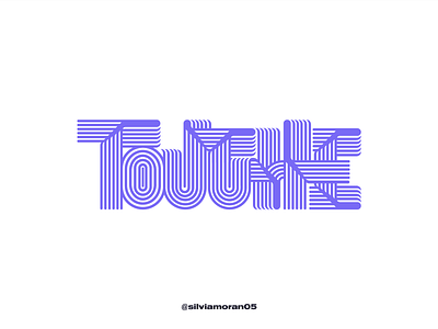 Touché ⚔️ design digitalart letter lettering letters type type design typography vector visual art