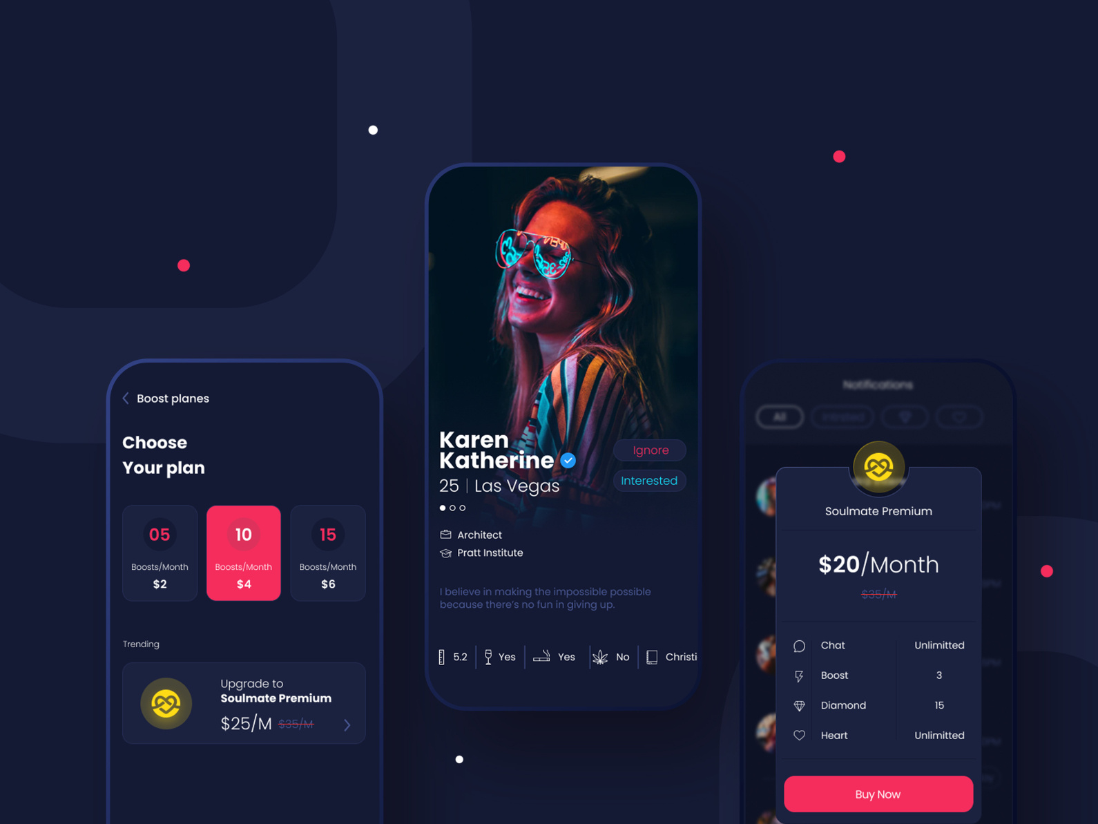 Dating App Ui By Rashi Raziq On Dribbble