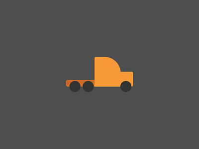 Truck Symbol carrier freight logistics semi truck truck