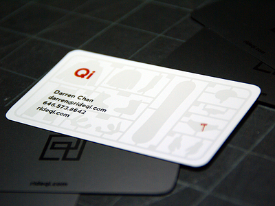 RideQi Business Cards (back)