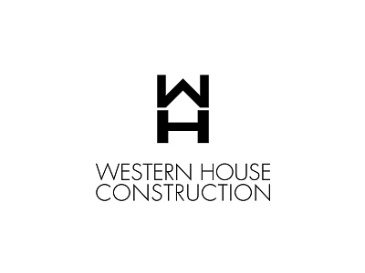 Western House Construction construction developers housing logo