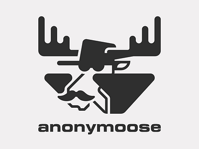 Anonymoose anonymous logo moose noir vpn