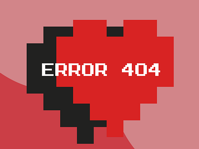 Happy Valentine Day Error 404 bold classic error error 404 happy machine retro robot tech valentine valentines day