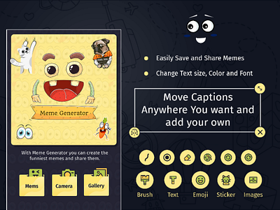 Meme Generator App Logo And Ui