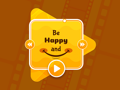 VIDEO APP ICON design logo media player uidesign video player