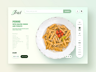 Food Delivery concept card cart concept dashboad delivery dish ecommerce food fun menu ui ux web web design webdesign