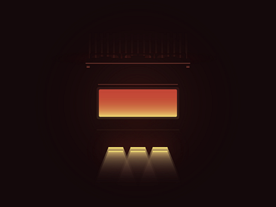 Heat baking illustration vector warm