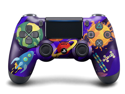 Abstract PS4 Mockup Controller