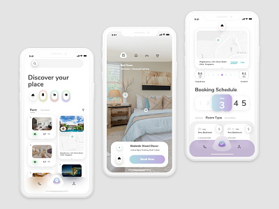 Rent Finder App application concept design finder house location purchase rent uidesign uiux