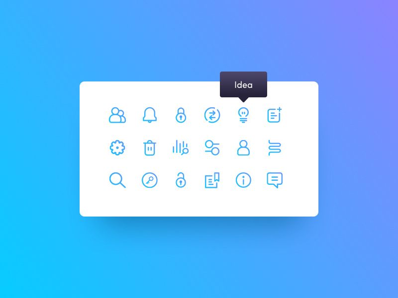 Icon set by Jonathan Scanzi on Dribbble