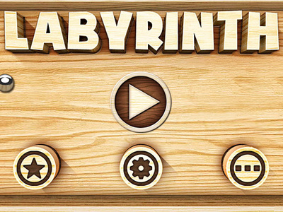 Labyrinth iOS Game Menu