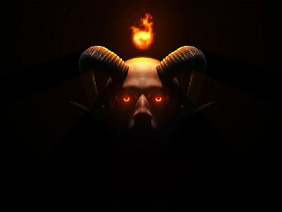 Aries aries evil fire horns photoshop zodiac