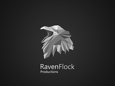 RavenFlock Productions dark geometry minimal raven